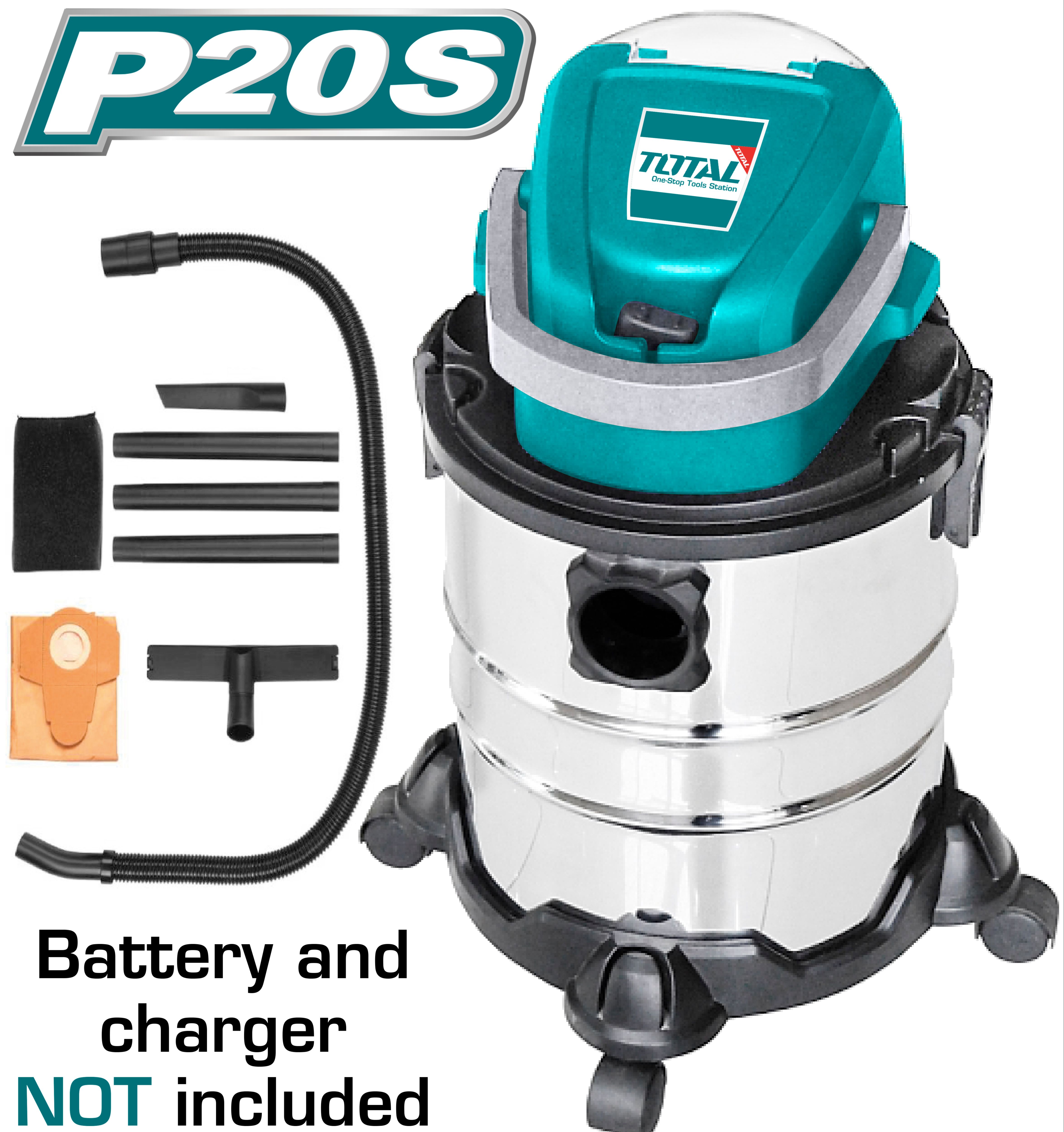 Máy hút bụi dùng pin 20v total 20 lít