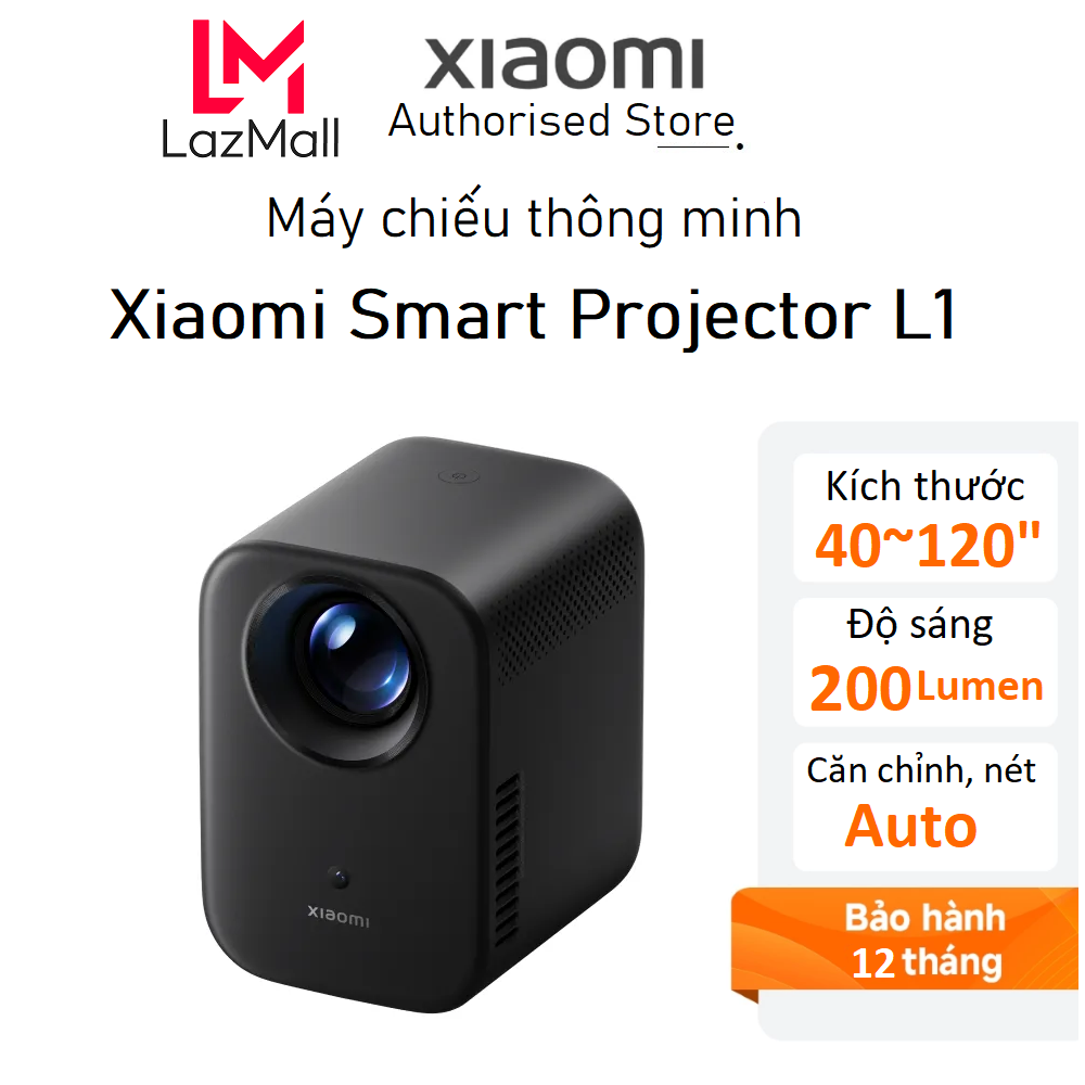 Máy chiếu thông minh Xiaomi L1 (60"-100") 2GB/16GB - Bảo hành 12 tháng chính hãng