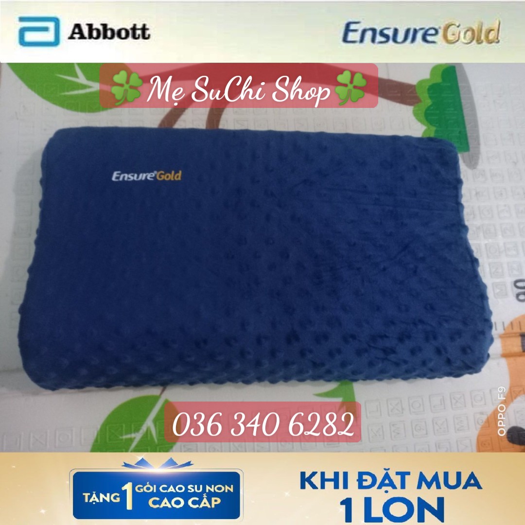 Gối cao su non Cao cấp quà tặng sữa Ensure Gold HMB Abbott