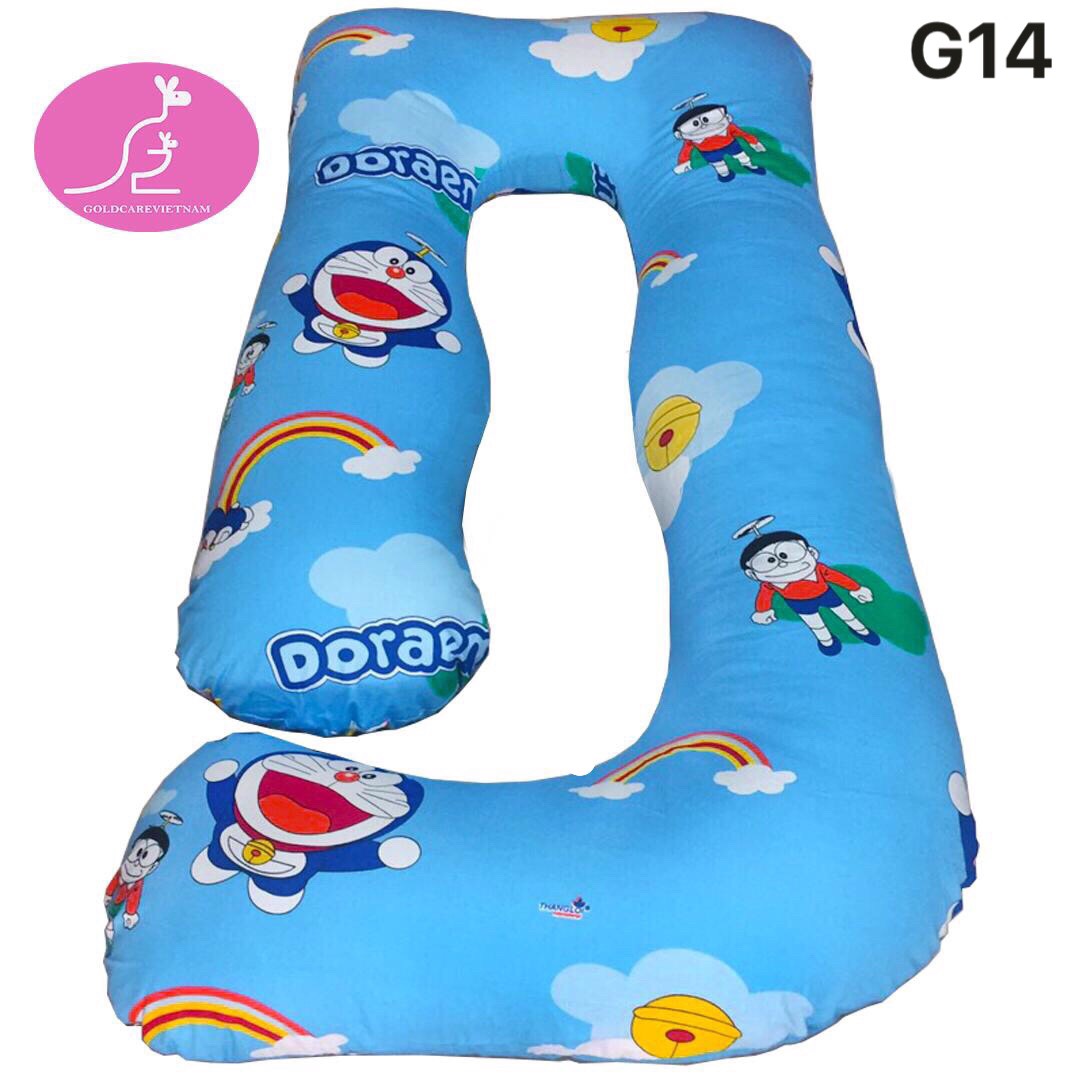 Gối Ôm Bà Bầu Cao Cấp, Chất liệ 100% cotton, kích thước lớn nhất thị trường