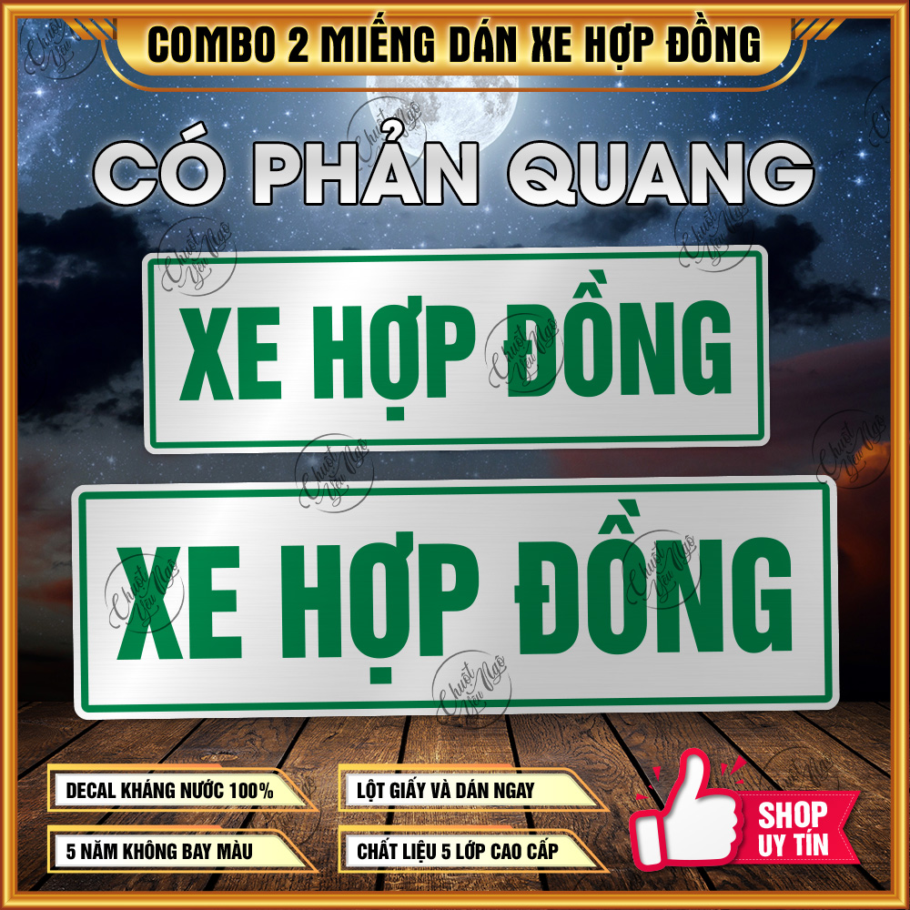 Miếng dán ô tô xe du lịch taxi xe khách xe hợp đồng