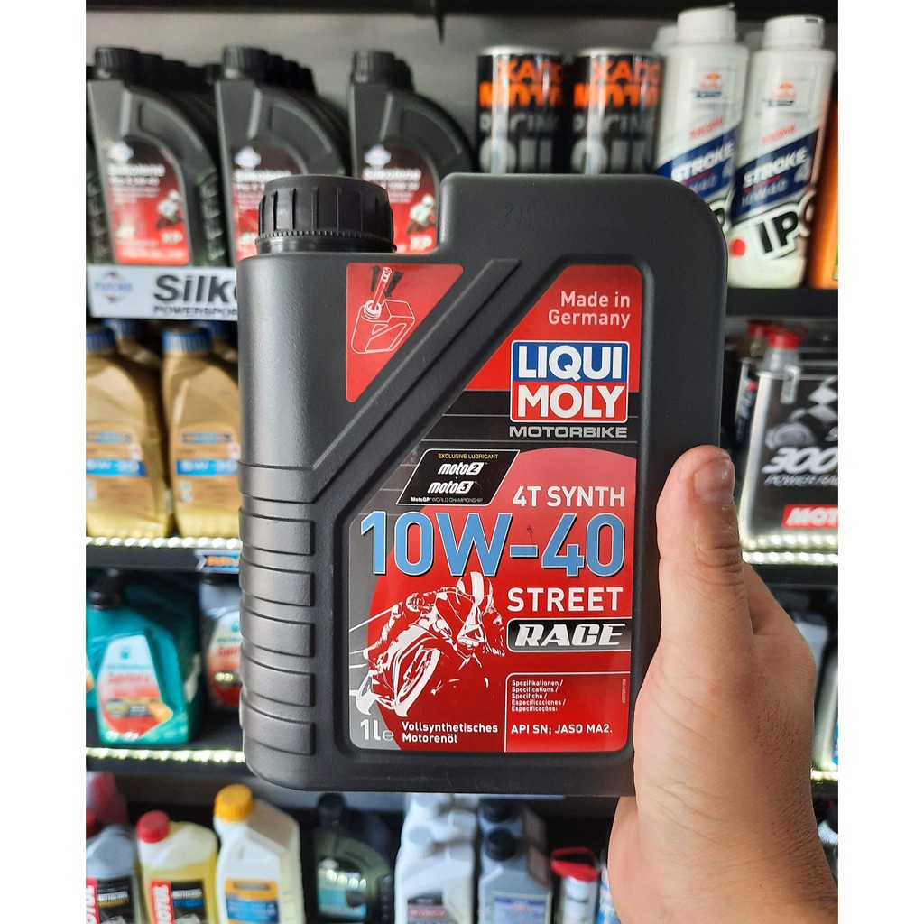 Dầu Nhớt Tổng Hợp Cao Cấp Xe Số Và Xe Tay Côn Liqui Moly Street Race W-
