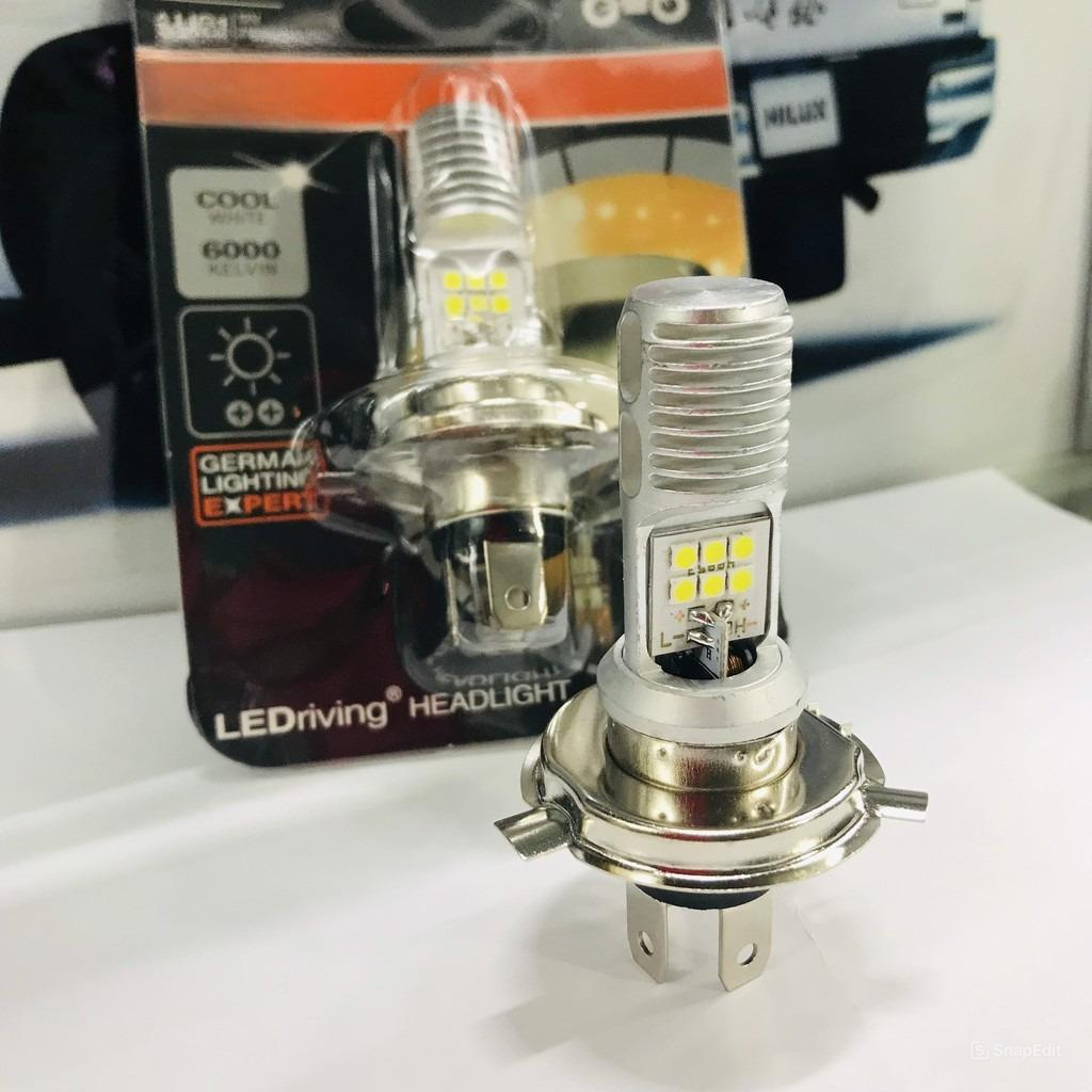 ĐÈN PHA LED OSSRAM CHÂN H4 M5 CHO XE MÁY XE ĐẠP ĐIỆN
