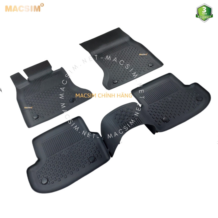 Tpe Silicon Car Floor Mats B.M.W 5 Series F10 2010-2015 Black Brand Macsim Giá 4,000,000 Đồng*Miễn phí vận chuyển