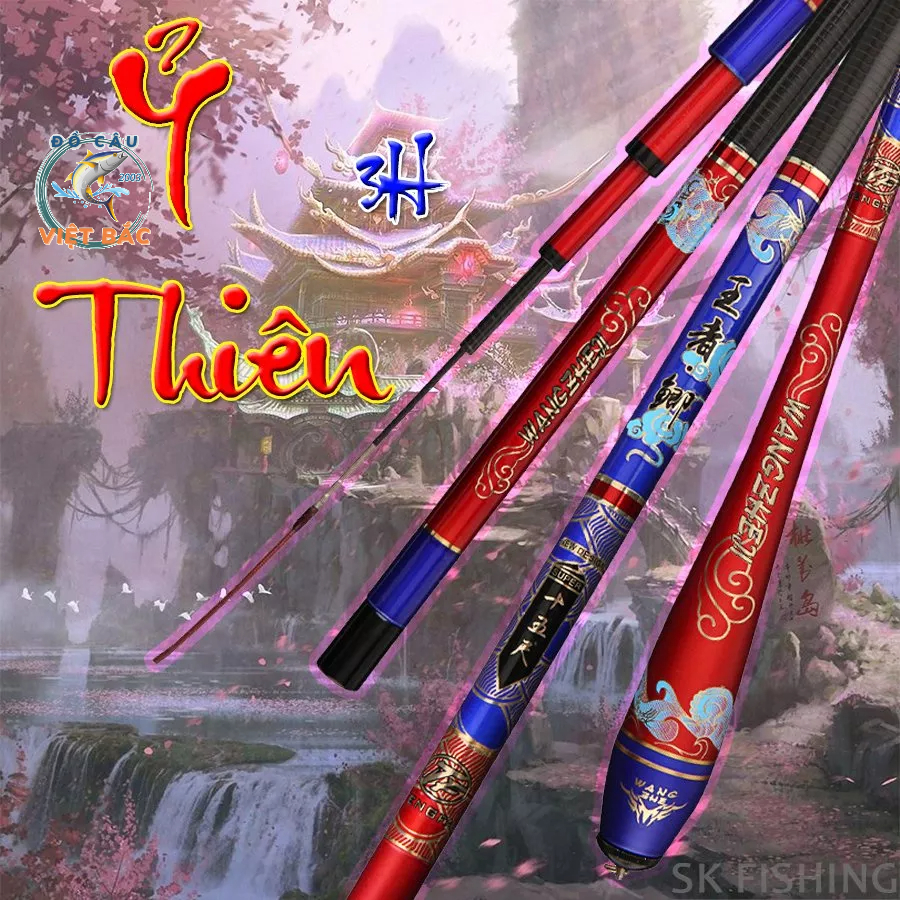 Cần câu tay Ỷ Thiên 3H chuyên đánh tạo cảm giác câu rô diếc tặng kèm ngọn Đồ Câu Việt Bắc