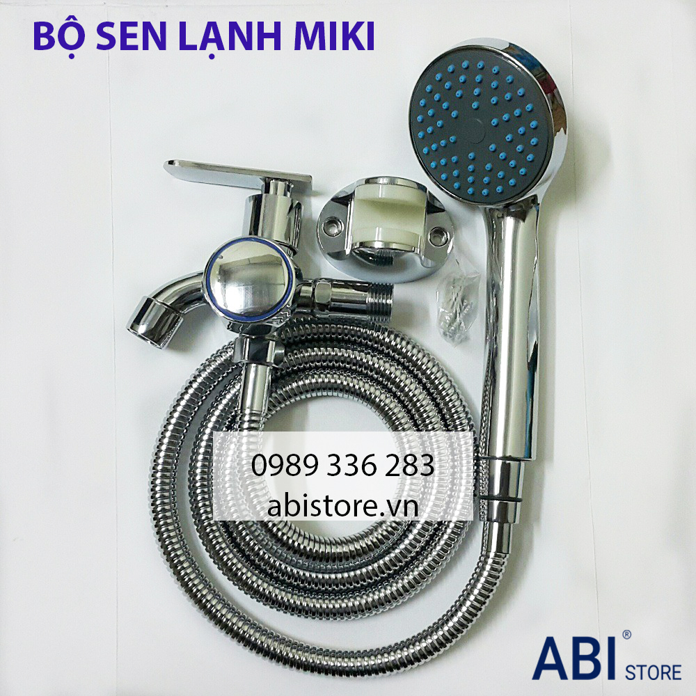 Bộ Vòi Sen Lạnh, Củ Sen Đơn Lạnh Miki, bộ sen lạnh Kèm Dây Bát Sen Prai giá rẻ