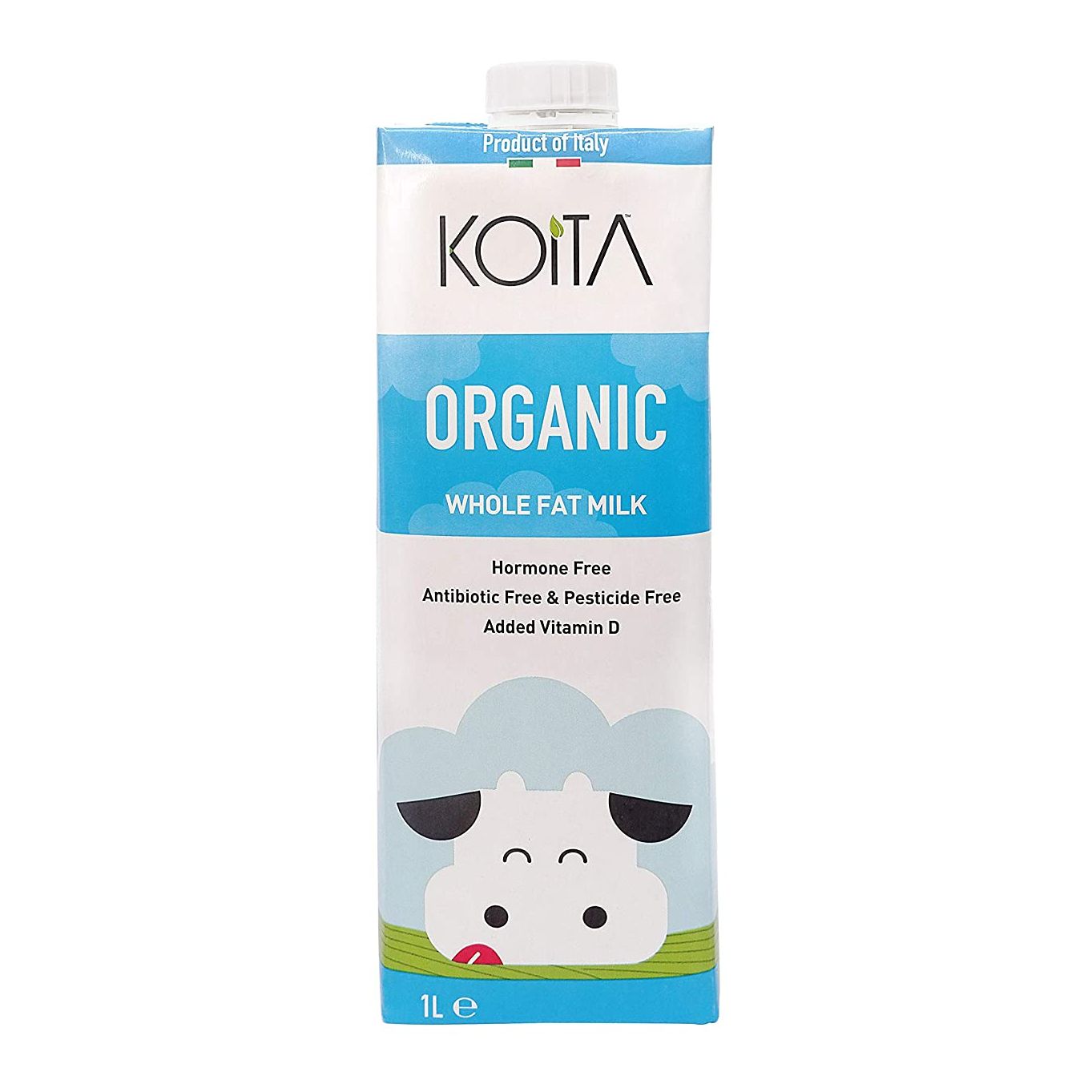 Sữa bò hữu cơ nguyên kem 200ml và 1 lít - Koita