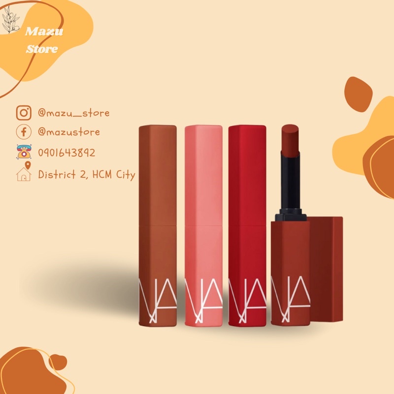 Son lì Nars power matte bản mới 2022