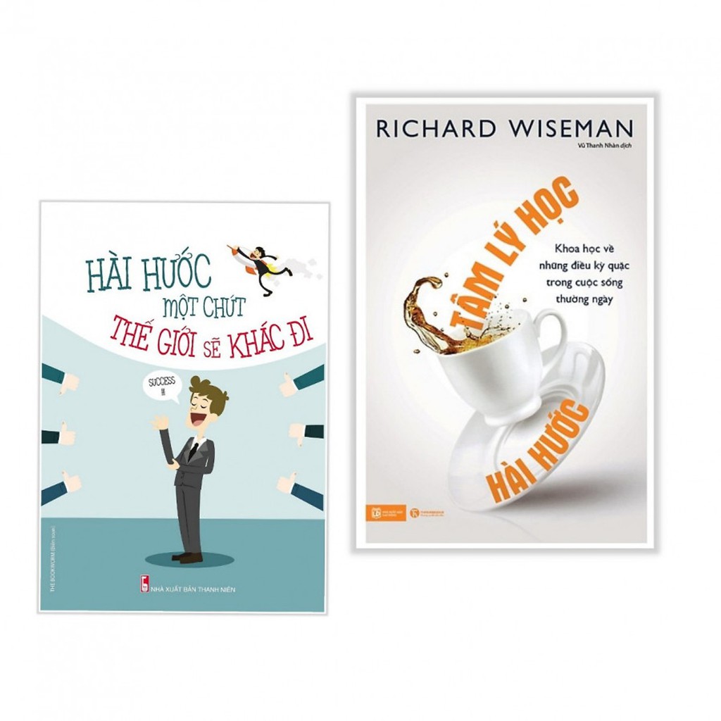 Sách Combo Hài hước một chút thế giới sẽ khác đi + Tâm lý học hài hước - Mhbooks