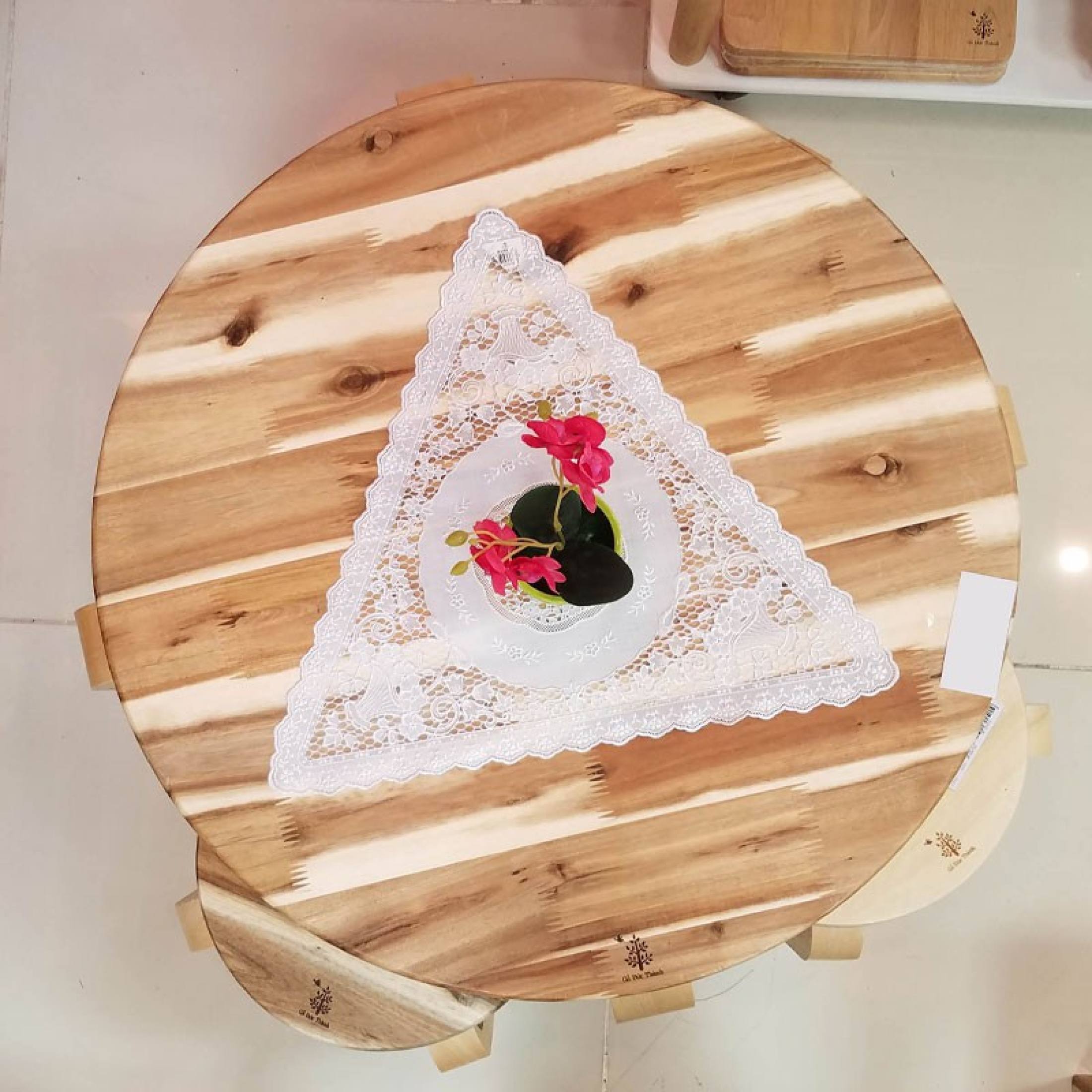 Bàn tròn cafe, gỗ tràm đức thành 12151