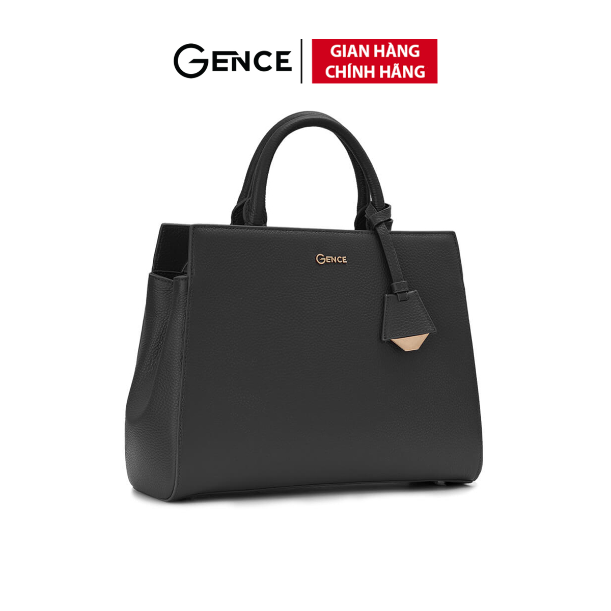 Túi xách thời trang nữ túi đeo chéo gence tx20 chất liệu da bò cao cấp màu black