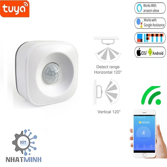 Cảm biến phát hiện chuyển động Tuya Zigbee - Cảnh báo an ninh qua điện thoại