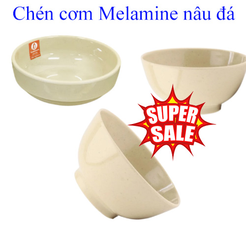  Chén bát ăn cơm mâu đá Melamine Superware Srithai Cao cấp 