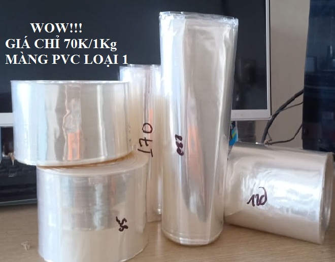 [HCM]MÀNG CO NHIỆT PVC SIZE TỪ 55CM ĐẾN 95CM- HÀNG LOẠI 1- TRONG-BÓNG