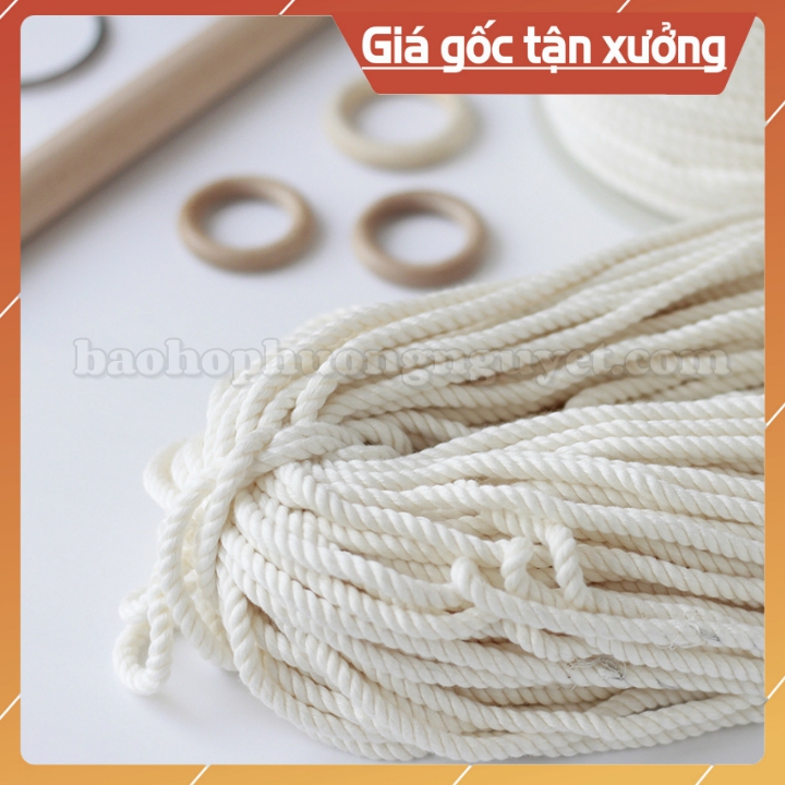 COMBO 10KG DÂY THỪNG MACRAME se COTTON, dây thừng trang trí, dây handmade
