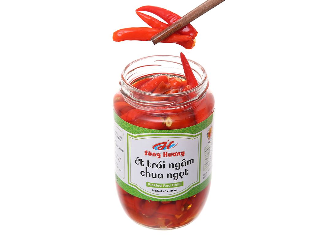 Ớt ngâm chua ngọt Sông Hương hũ 350g