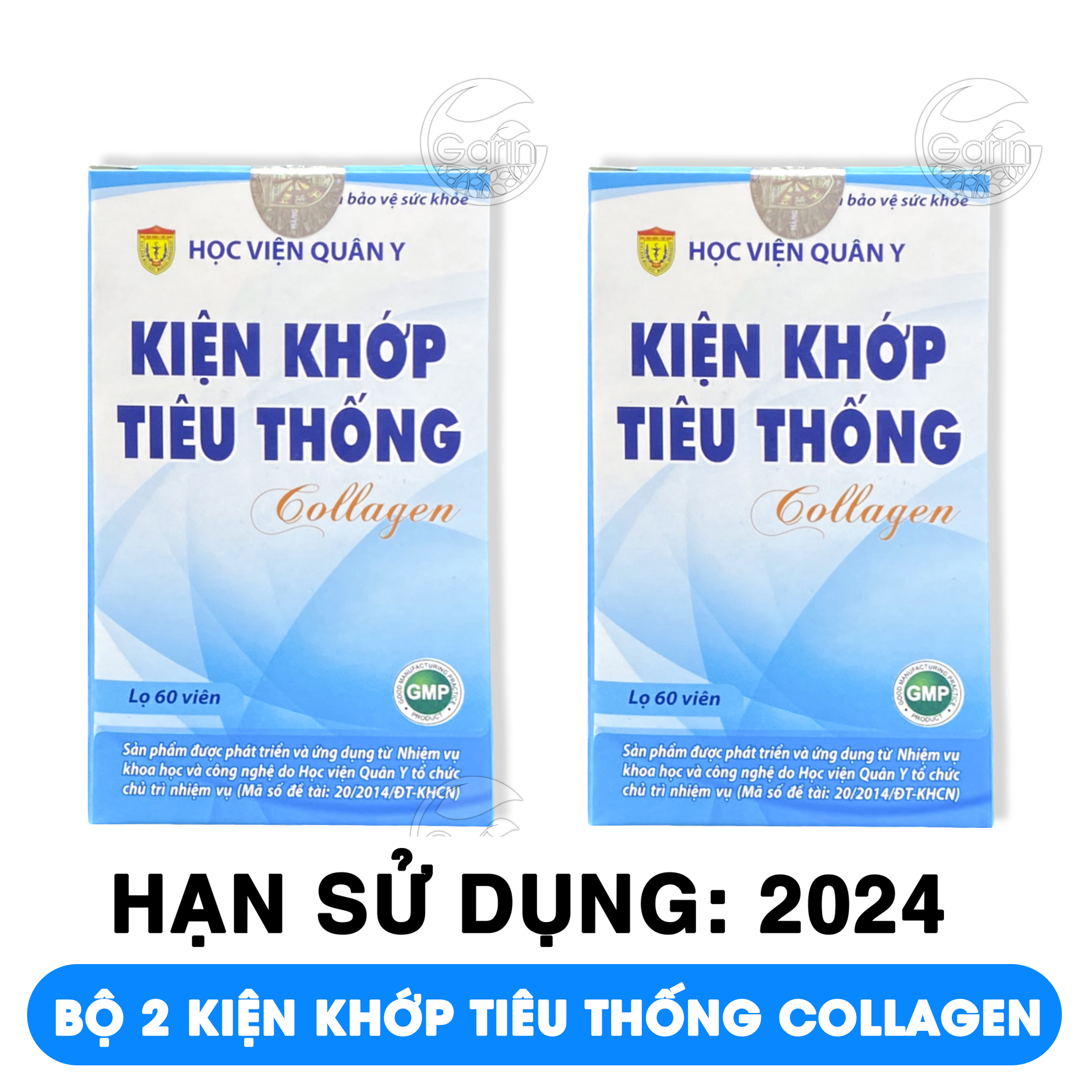 Bộ 2 hộp kiện khớp tiêu thống Học Viện Quân Y 60 viên x2 bổ can thận mạnh gân cốt giảm đau nhức xương khớp thoái hóa xương khớp phòng ngừa thoát vị đĩa đệm BA TU SHOP