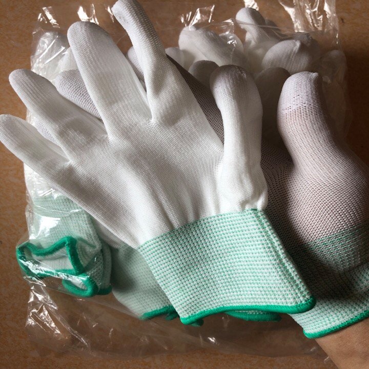 Găng Tay Phủ PU Đầu Ngón 10 Đôi