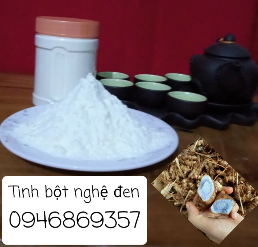 Tinh bột nghệ đen nguyên chất tây nguyên- hộp 200gram