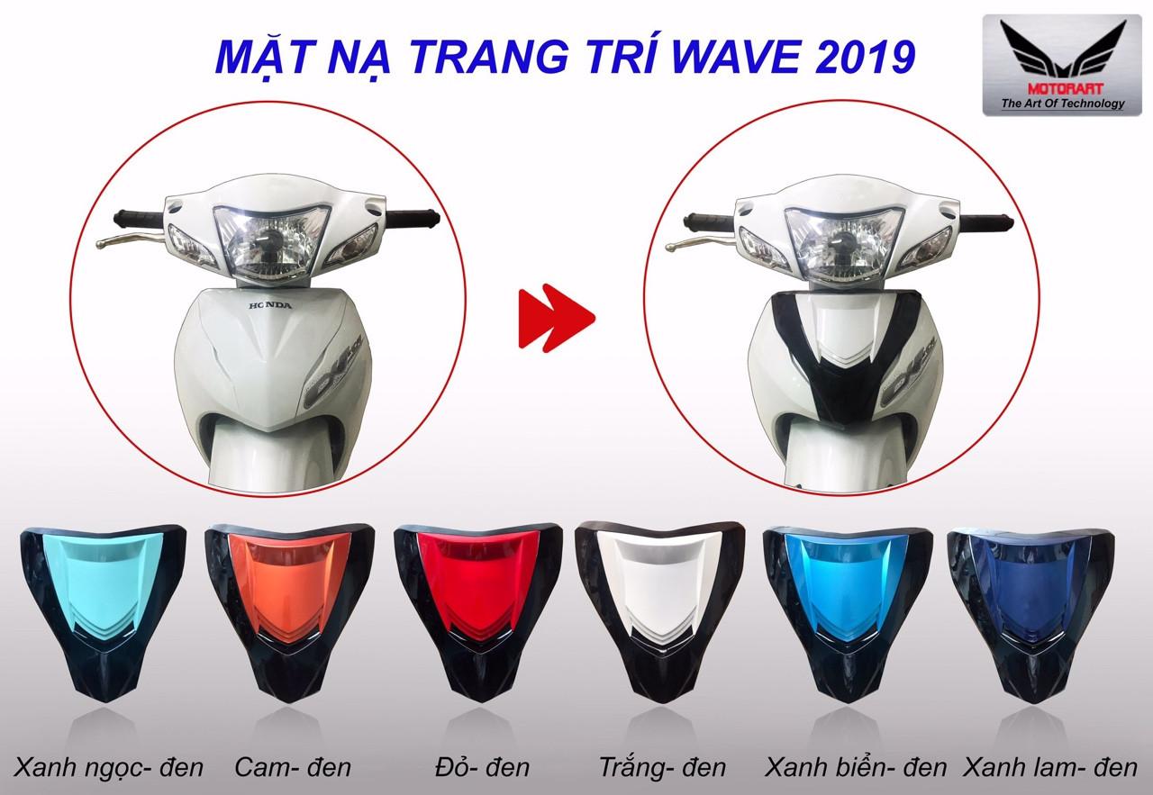 MẶT NẠ WAVE A 2017 -19 KIỂU 2 TẦNG HÀNG MOTORART V2