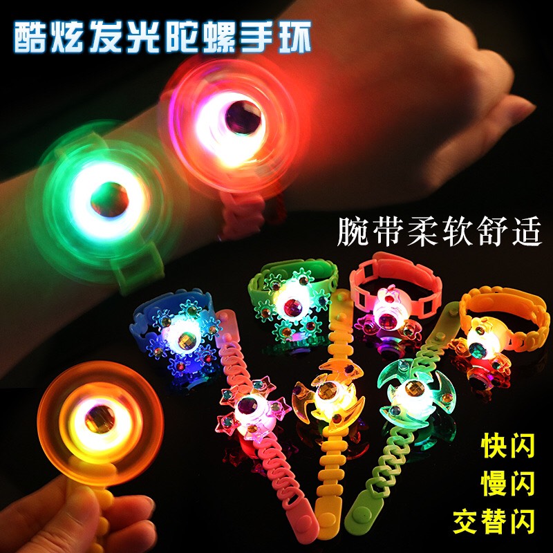 Vòng tay con quay siêu cấp có đèn cho bé