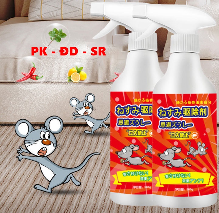 Bình xịt đuổi chuột 500ml siêu hiệu quả - siêu rẻ