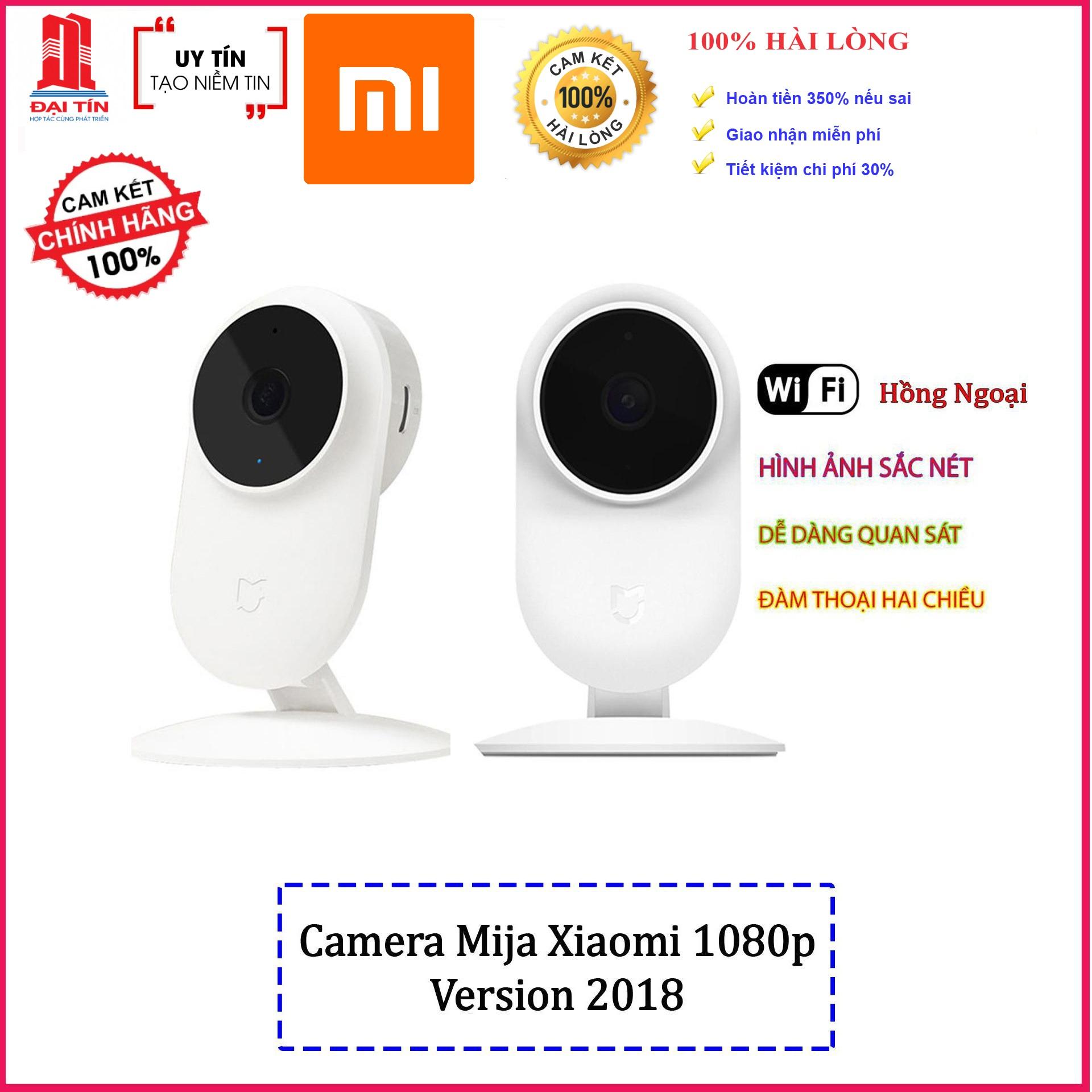 Camera giám sát xiaomi mijia IP fullHD 1080P góc 130 độ có đèn hồng ngoại quay đêm cảnh báo chuyển động đàm thoại 2 chiều