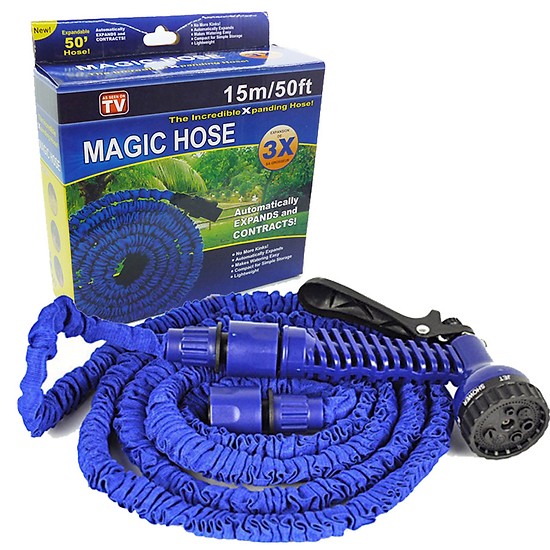 Vòi Xịt Rửa Thông Minh Giãn Nở 15M - 30M vòi Xịt Tăng Áp Bộ Vòi Rửa Xe Tưới Cây Giãn Nở Rửa Xe Xịt Rửa Sân Vườn Vòi Xịt Với 7 Chế Độ