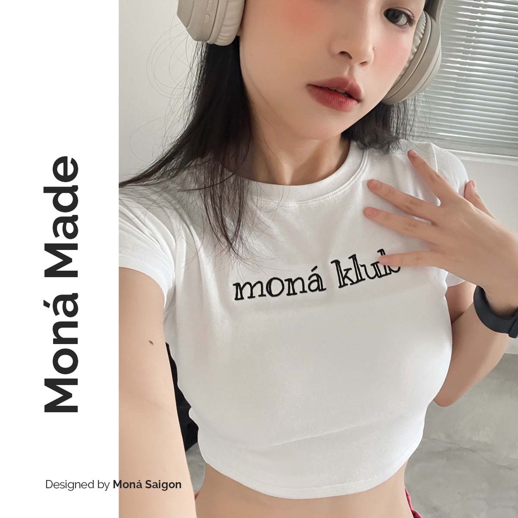 Áo thun croptop moná - klub