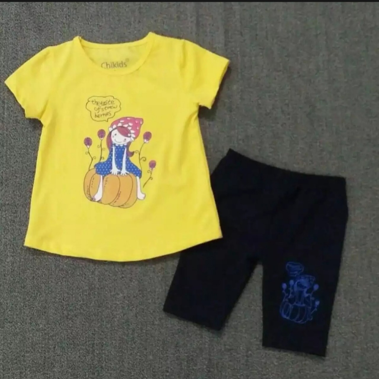 Sét bộ đồ dành cho bé gái cotton 4 chiều hàng đẹp