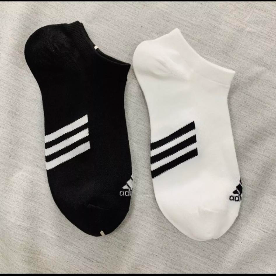 Tất Vớ Adidas Cổ Thuyền Hàng Hiệu ( Mua 5 Đôi Tặng 1 Đôi Adidas Cao Cổ Trắng )