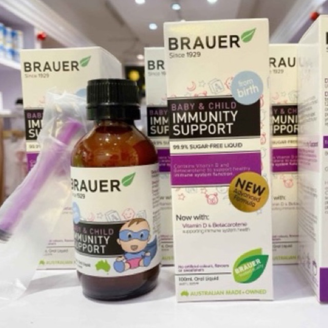 Tăng đề kháng Brauer Immunity Cho Bé Của Úc, 100ml