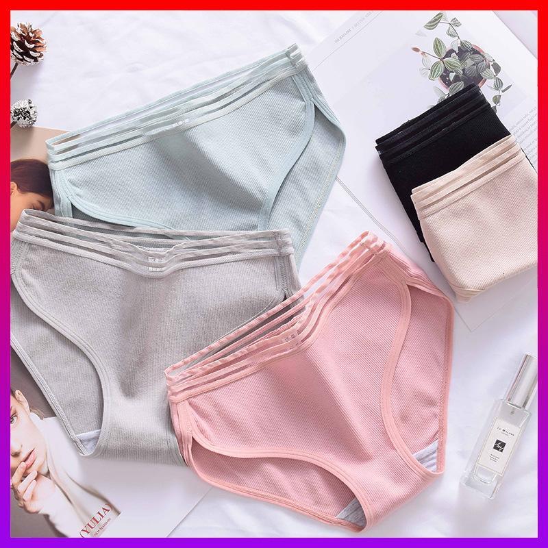 Quần lót cotton tăm vạt bầu Gợi Cảm - NHShop