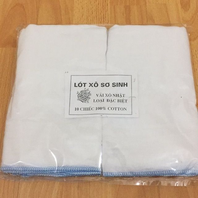 Siêu giảm giá ⚡ Set 10 khăn lót xô cho bé, chất liệu mềm mại, siêu thấm hút, chất lượng, giá rẻ
