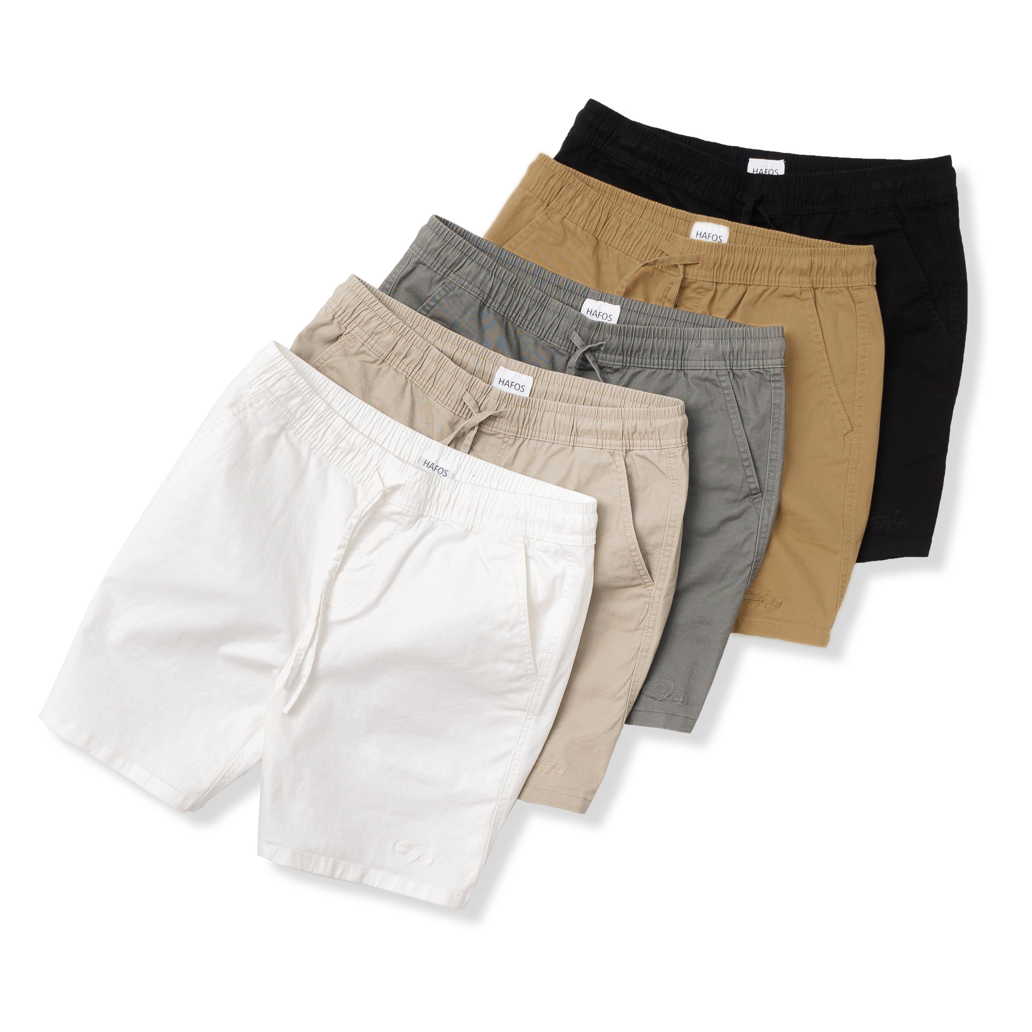 Quần short kaki nam HAFOS co giãn mềm mịn
