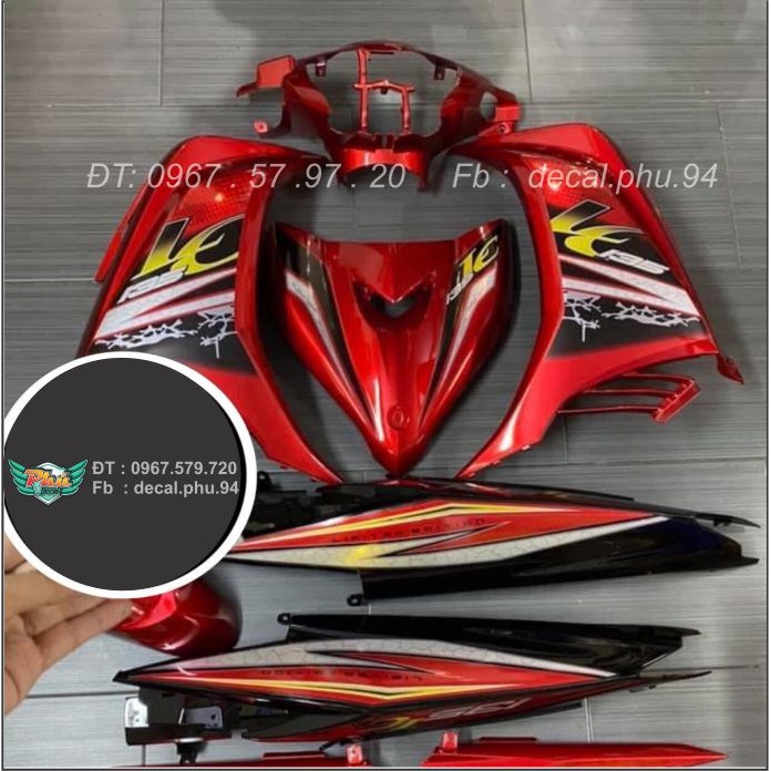 Tem rời Exciter 135 lc đỏ đen mới (x)|mẫu mã đa dạng|chi tiết sắc nét|nhận làm Tem rời theo yêu cầu, cam kết hàng đúng mô tả, chất lượng đảm bảo an toàn đến sức khỏe người sử dụng