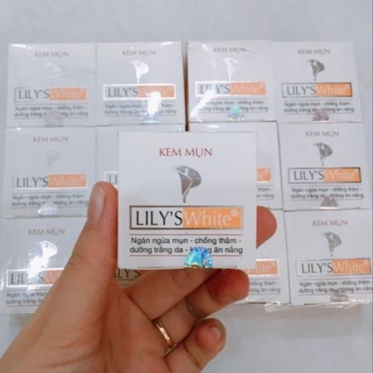 Kem ly white mụn nhỏ