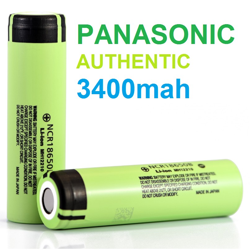 [P4] Pin Panasonic NCR18650B, 3400mAh , date mới