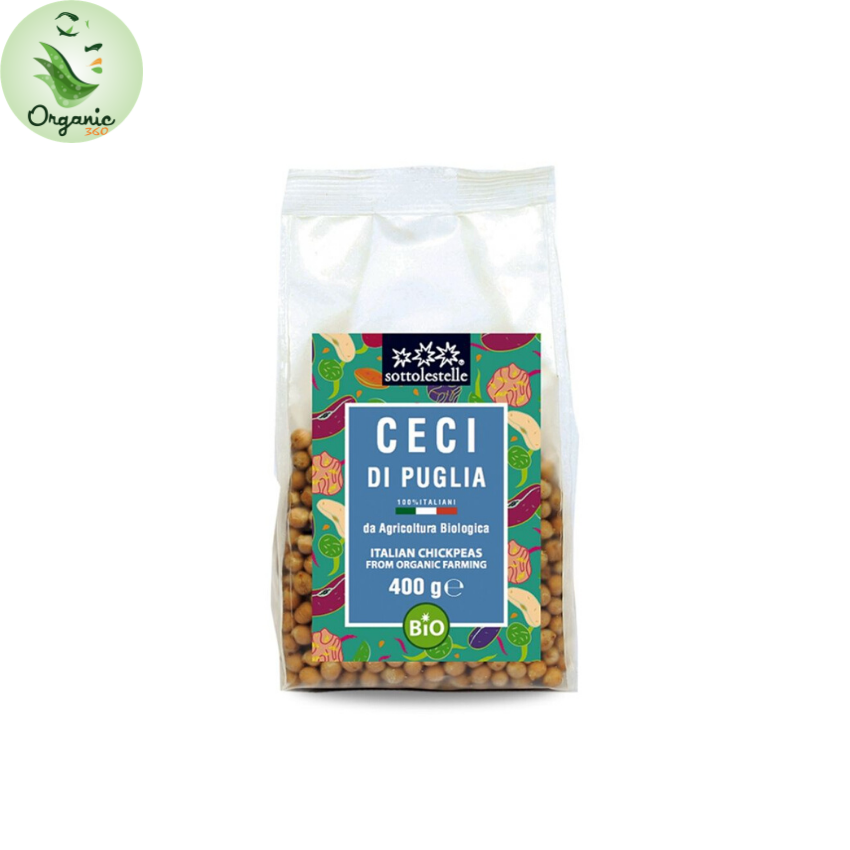 Đậu gà hữu cơ sotto 400g