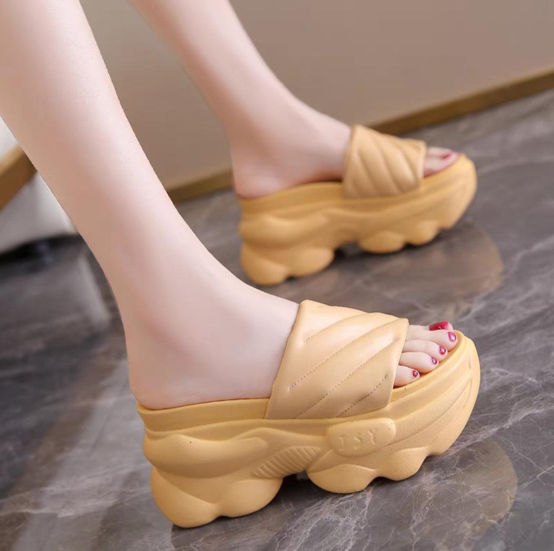 Dép bánh mì quai ngang đế thô cao cấp siêu nhẹ