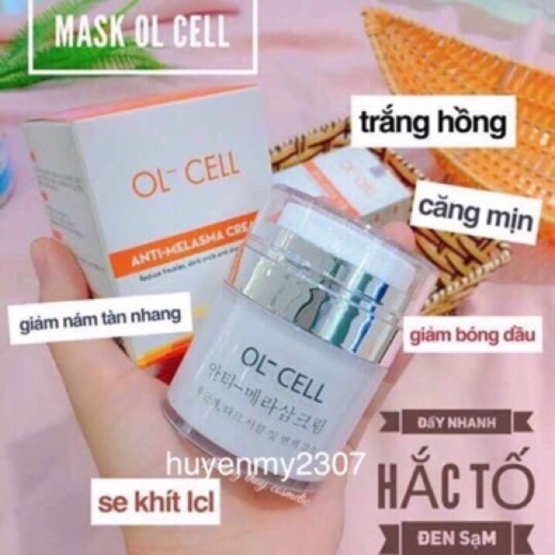 Chính hãng - kem hút nám tàn nhang ol – cell chính hãng hàng quốc
