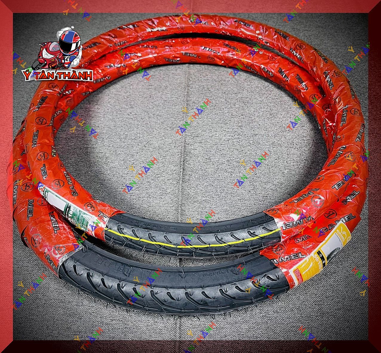 Cặp Vỏ Lốp Camel Gai Dunlop Số 45/90 & 50/100-17 MS12