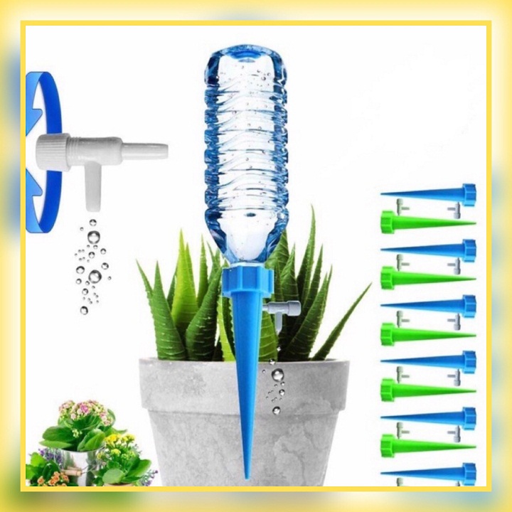 Đầu vòi tưới cây nhỏ giọt có van điều chỉnh