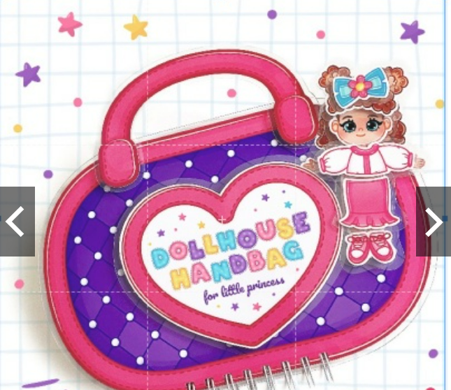 Cô Tiên XinhBộ học liệu túi xách Doll house ngôi nhà búp bê