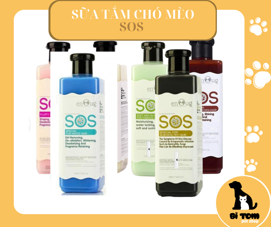 Sữa tắm chuyên dành cho chó mèo sos