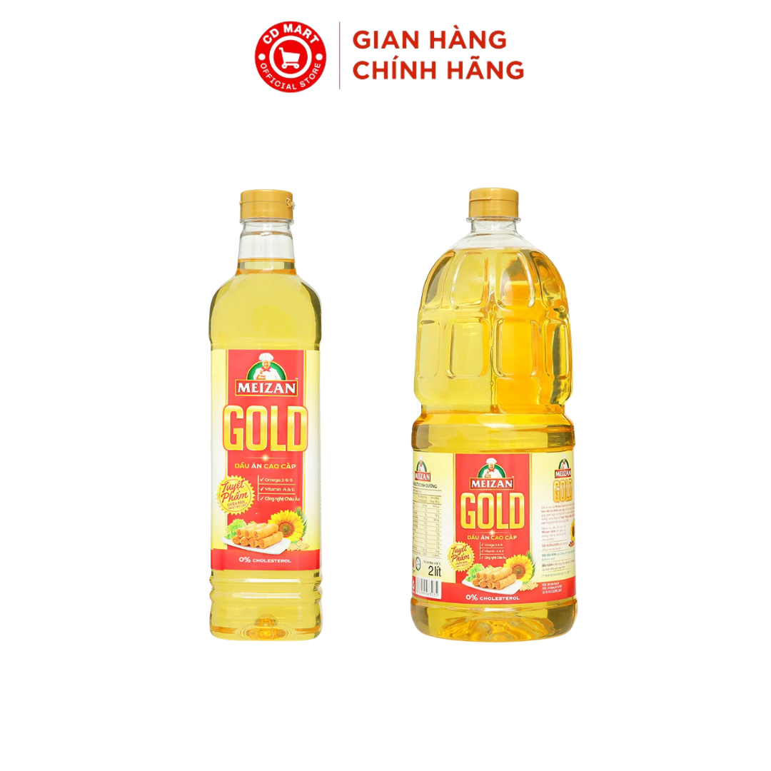 Dầu ăn cao cấp Meizan Gold (chai 1L & 2L)