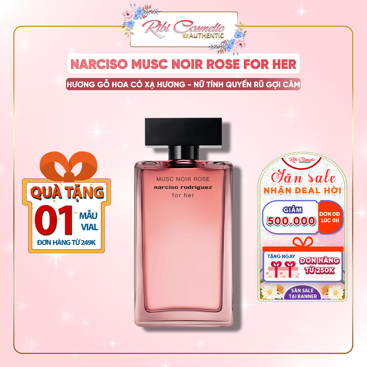 Nước hoa nữ narciso musc noir rose for her edp 2022