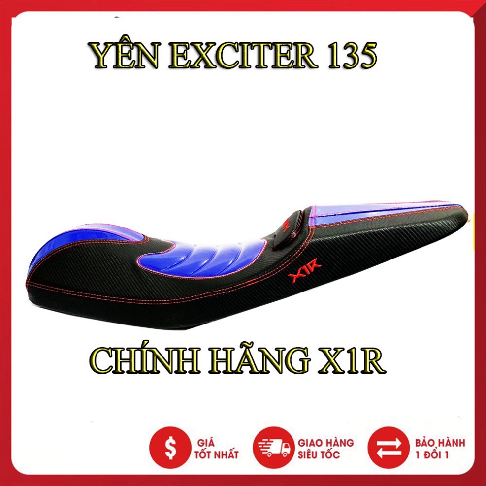 Yên Xe Exciter 135 Chính Hãng X1RYên Xe 2 Tầng Ex135 Yên Xe Exciter 135 2 Tầng Shop Uy Tín Hàng Đẹp