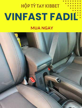Hộp tỳ tay Vinfast Fadil - Kibbet - không khoan vít - Loại 1490