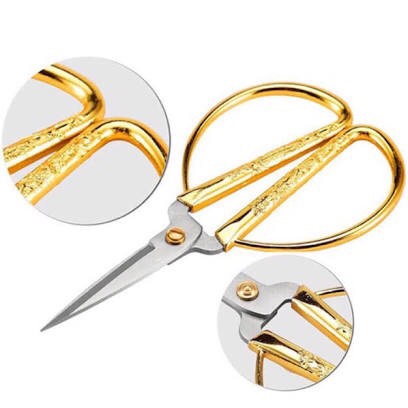 - kéo vàng rồng long phụng song hỉ siêu đẹp pj scissors - kéo không gỉ tiện lợi